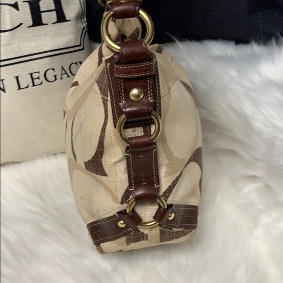 Coach Signature Tonal Carly Logo Shoulder Bag - Picture 4 of 10